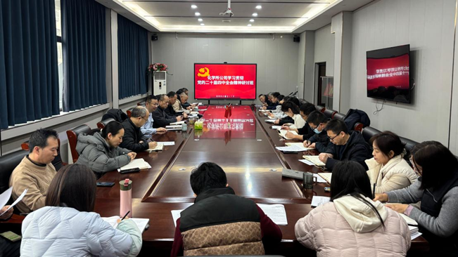 化学所公司举办学习贯彻党的二十届四中全会精神研讨班
